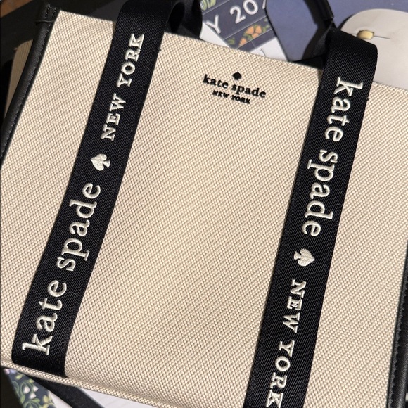 Kate Spade Black and Cream Tote - Picture 5 of 6
